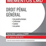Mémentos LMD-Droit pénal général