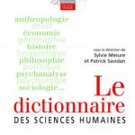 Le dictionnaire des sciences humaines