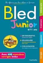 Ce manuel  Le BLED Junior  est un outil de référence complet et pratique Chaque leçon est clairement structurée, avec : un exemple de la notion étudiée ; un rappel de la règle accompagné de conseils ; des exercices pour mieux comprendre et mémoriser la règle ; des mots à recopier et à retenir pour améliorer son orthographe. Des exercices de révision permettent de valider régulièrement l’acquisition des connaissances. Des tableaux de conjugaison complètent les leçons. Les corrigés des 600 exercices sont regroupés en fin d’ouvrage.