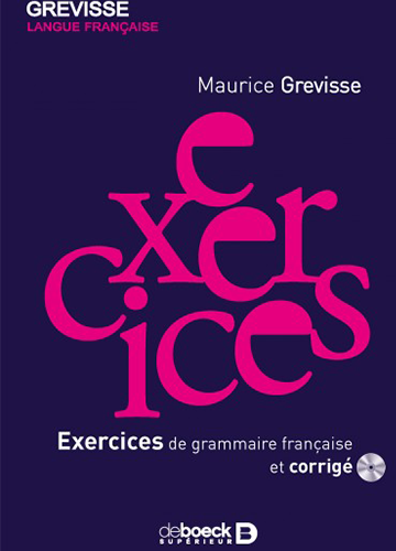 Exercices de Grammaire Française et Corrigé (Maurice Grevisse) présente, dans une nouvelle mise en page claire et attractive, les exercices élaborés par Maurice Grevisse et entièrement réactualisés.