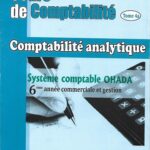 Comptabilité analytique 6èm com & gestion